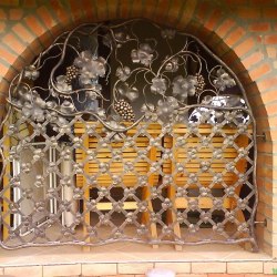 Schmiedegitter und Deckel